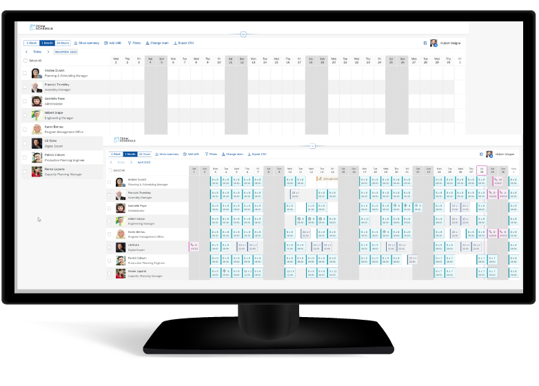 monitor-schedule-generating